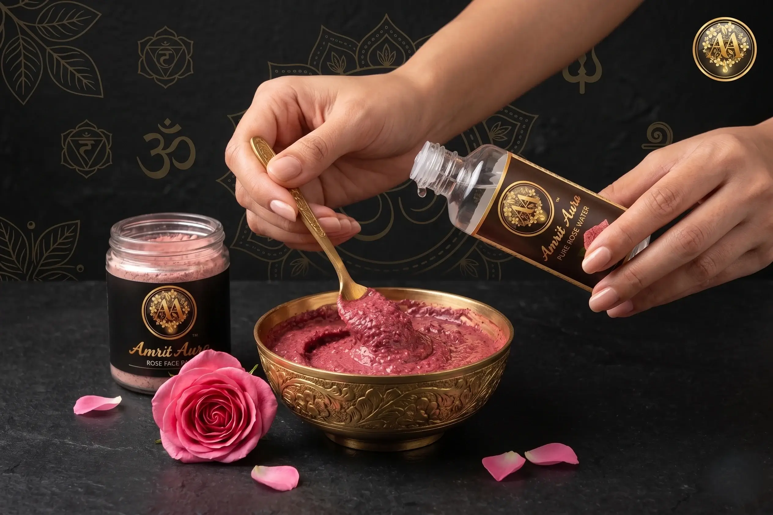 Rose Powder Face Pack - Image 3